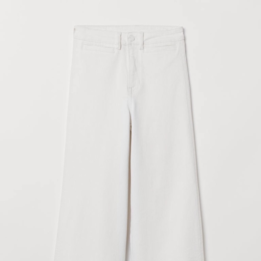 White h&m culottes in size 4